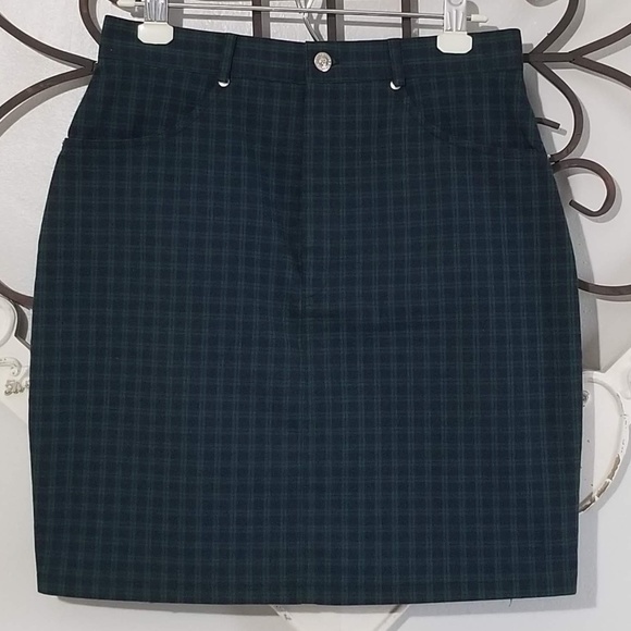 Express Dresses & Skirts - Gingham Print Mini Skirt - Express